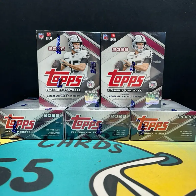 Football PYT Break #124 - 5x 2026 Topps Flagship Megas! Pick Your Team Football Break Sports Card Items