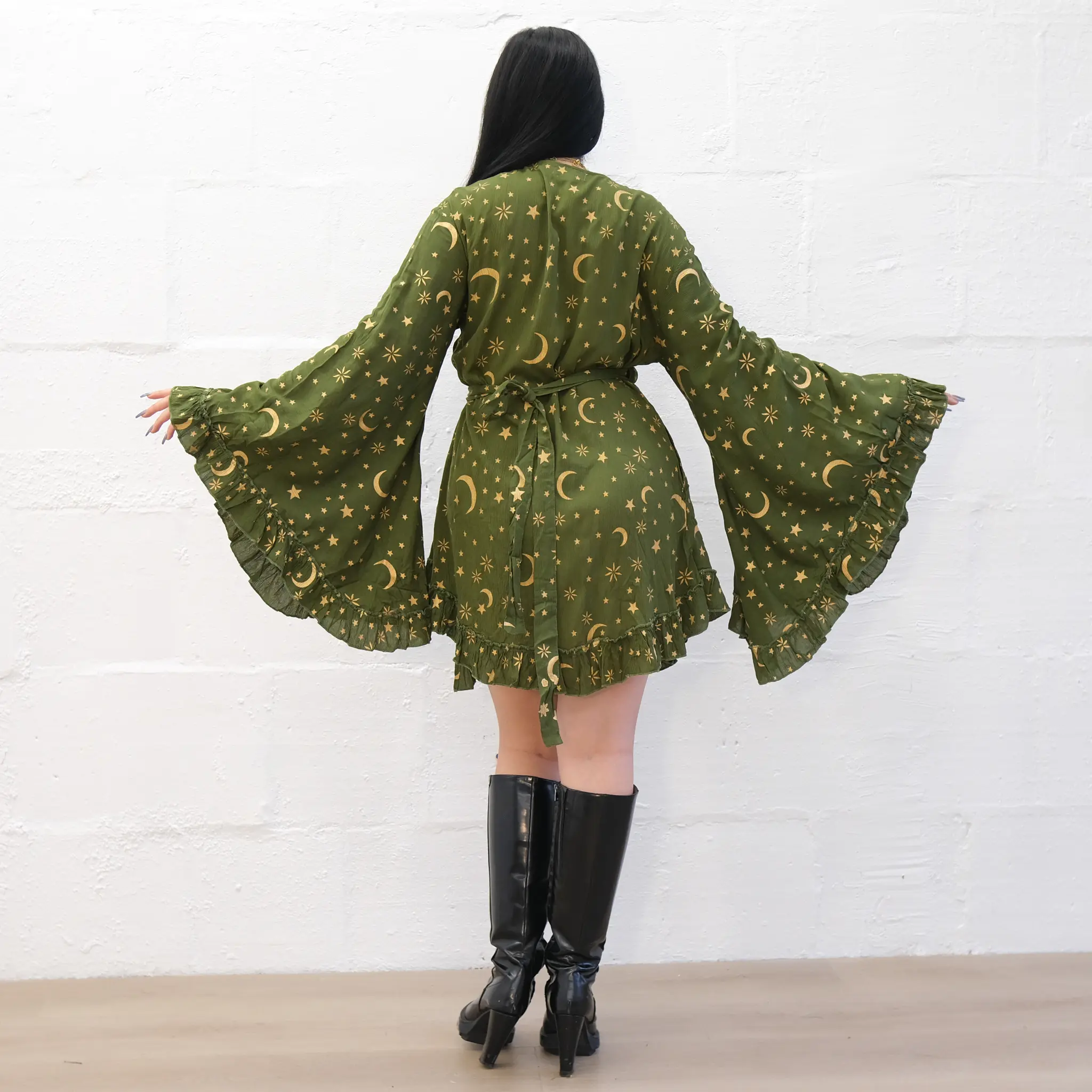 flowy strapless mini dress Out Of Town Strapless Floral Crepe Mini Dress