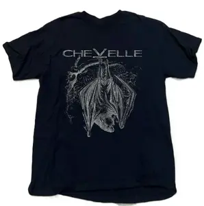 Chevelle Band Gift For Fan Black Vintage T-Shirt Unisex Cotton Fabric Crewneck Menswear Top