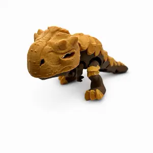 Articulated Armored T-Rex 3D Printed Fidget Dinosaur Toy
