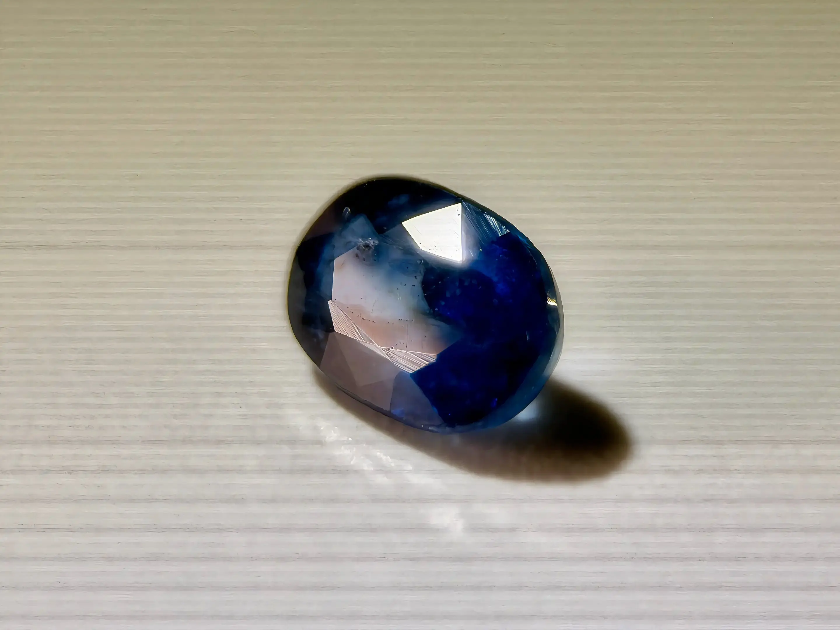 1.20ct Natural Blue Sapphire Gemstone - Vivid Royal Blue - Precision Faceted Cut (WAV66)