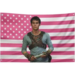 Funny American poster flag wall hanging Dylan flag tapestry,can be used in kitchen, living room, bedroom, dining room,OBrien outdoors, gifts.