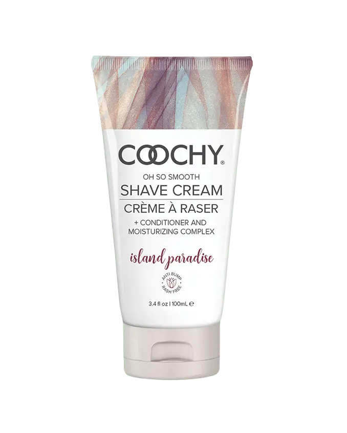 COOCHY Intimate Shave Cream | No Razor Bumps | Island Paradise | FREE Mist $25+