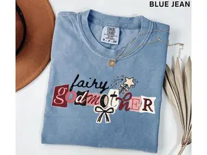 Comfort Colors Fairy Godmother Shirt, Godmother Proposal Gift from Godson, Catholic Baptism Gift from Goddaughter, OCIA Sponsor Gift