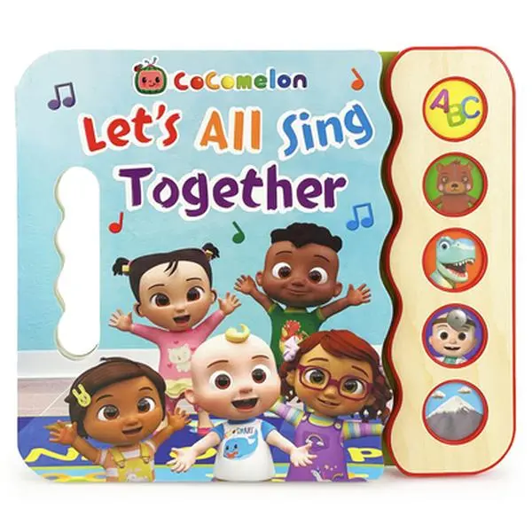 Cocomelon Let's All Sing Together - Cottage Door Press Board Book for Babies and Toddlers, English Language, Enhances Fine Motor Skills, Offers Enhanced Sensory Experience, Great Gift for Kids