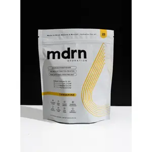 MDRN Hydration Tangerine Electrolyte Mix | Monk-Fruit Sweetened, B-Vitamins & Antioxidants (20 Sticks)