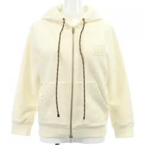 Pre-owned miu miu Cotton Small Leather Goods Fleece Hoodie Jacket