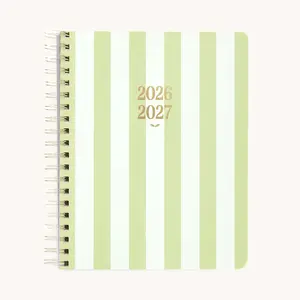 2026-2027 Large Softcover Weekly Simplified Planner - Club Stripe
