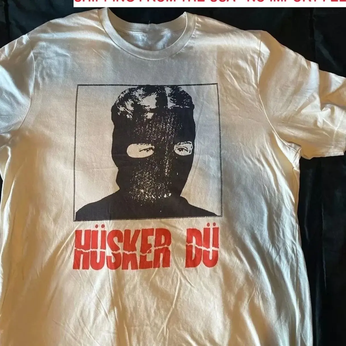 Husker Du Band Gift For Fans T Shirt S-5XL Heavy Cotton White CA264 Q