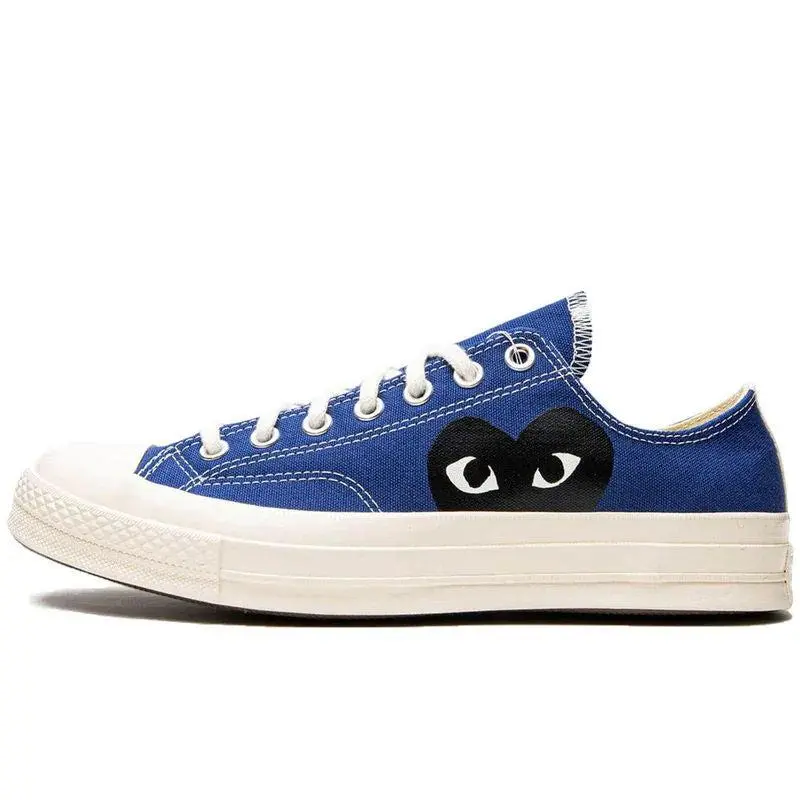 Comme des Garcons PLAY x Converse Chuck 70 Low Blue Quartz (171848C)