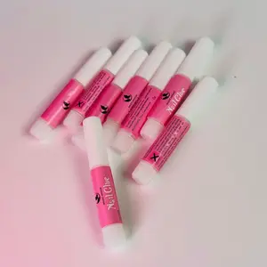 Professional Nails Glue - 3 Units for Nail Polish Application - Versatile Formula for Professional Use Manicure Smooth Cutics