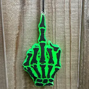 Middle Finger Skeleton Hand Freshie