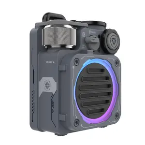 Muzen Cyber Cube Bluetooth Speaker, Bluetooth 5.0, Portable Speaker with Fidget Spinner, Crystal Clear Sound with RGB LED Light Wireless Speaker, Waterproof Speakers for Indoor Outdoor Audio Smartphone