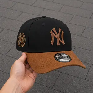 New Era MLB Yankees Dodgers Snapback Cap 59FIFTY Anniversary Patch Baseball Hat Unisex Streetwear Adjustable Casual Style