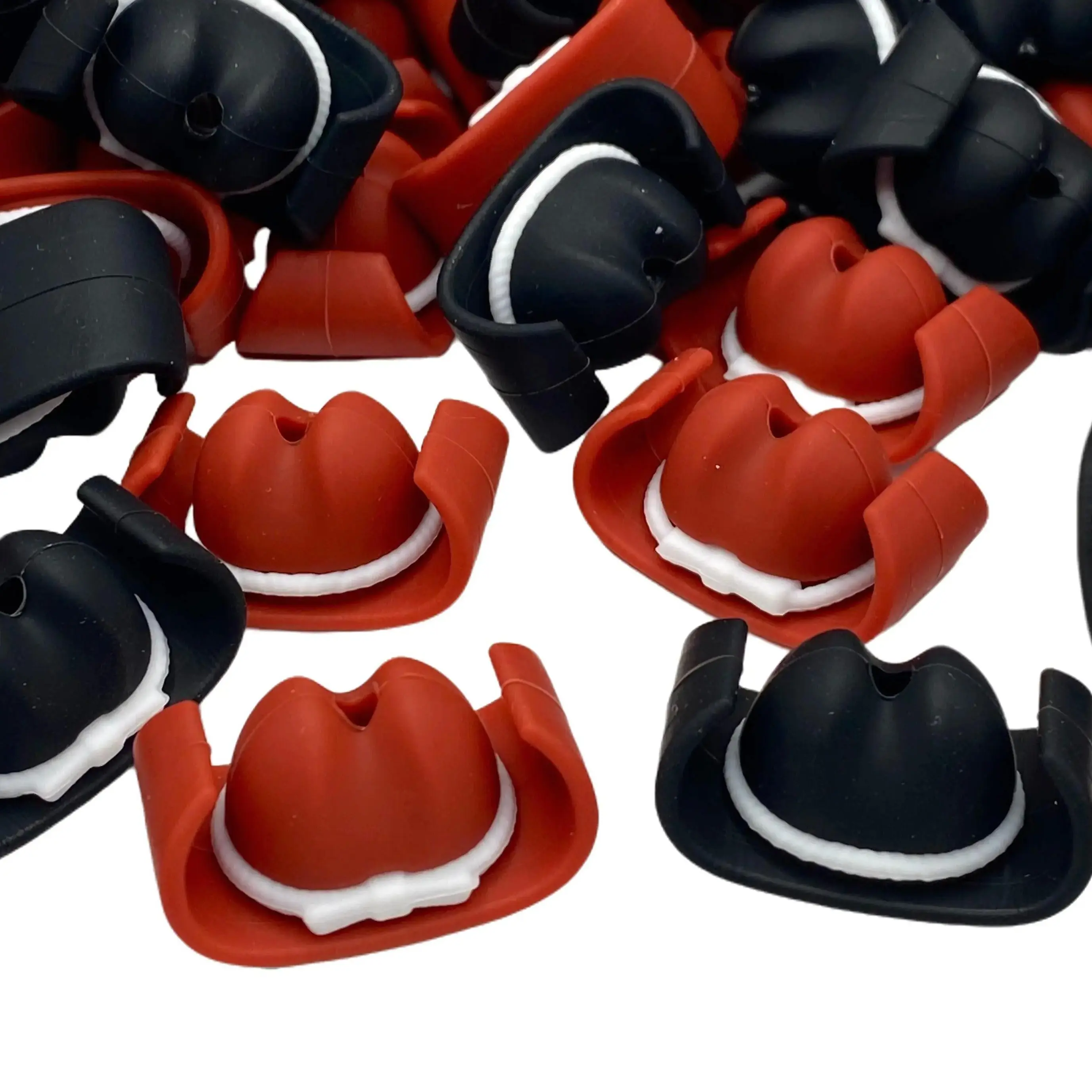 1pc Cowboy Up 3D Silicone Focal Beads - Western Theme Crafting & Beading Cowboy Hat