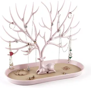 Display Stand,Tree Tower Rack Hanging Organizer for Ring Earrings Necklace Bracelet