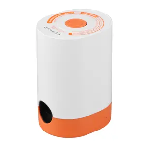 Electric Air Pump 3.5kPa Portable 2 in 1 Inflator Deflator Pump with 5 Nozzles for Air Mattresses Vacuum Bag ABS Material 180L/min Flow Rate