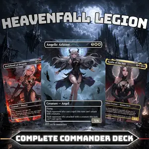Heavenfall Legion EDH Commander Deck | 100 Cards + Tokens | Custom MTG Proxy