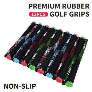 Medium 13Pcs Golf Grips – Premium Non-Slip Rubber, Durable & Perfect Golf Gift