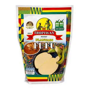 Fufu, Plantain Flour (5lbs, 80oz) Amala, Pounded Yam, Foutou, Foufou, Kwanga, Akumé (Tropiway)