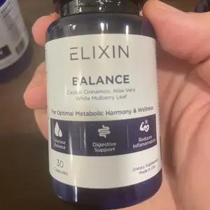 Elixin Balance Ceylon Cinnamon & Aloe Vera Capsules for Metabolic Harmony, 30 Capsules - Healthcare - Supplement, Dietary