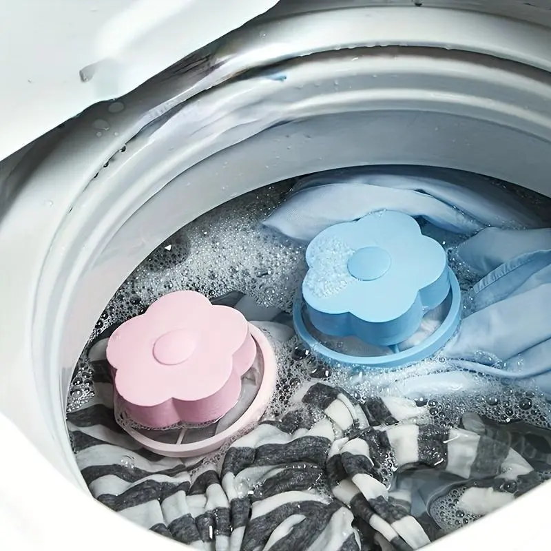 1pc Washing Machine Lint Collector Filter Mesh Bag - Laundry Accessories for Catching Lint Balls and Dirty Fibers