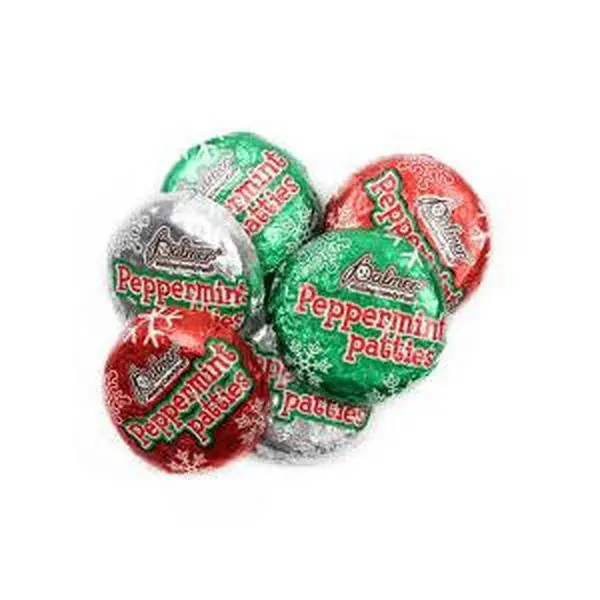 Palmers X-mas Peppermint Patties 5 Pound Bag Bulk
