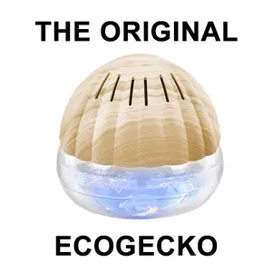 Ecogecko Air Purifier – Water Filter Air Cleaner for Home, Removes Smoke, Pet Odors & Dust with Aroma Diffuser and LED Night Light