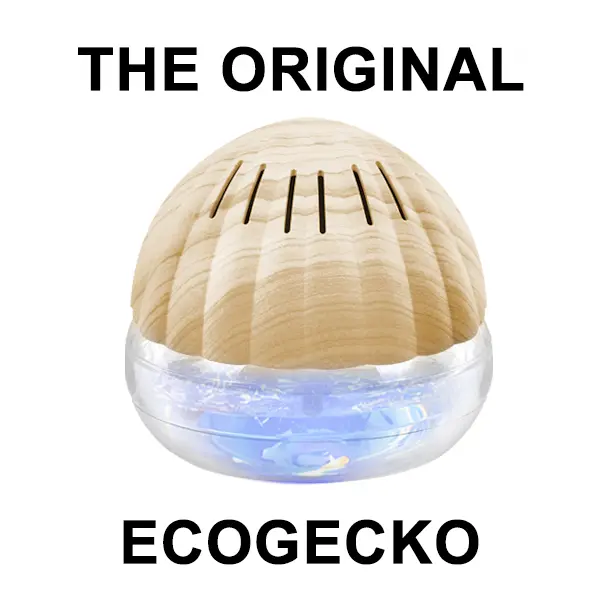 Ecogecko Air Purifier – Water Filter Air Cleaner for Home, Removes Smoke, Pet Odors & Dust with Aroma Diffuser and LED Night Light