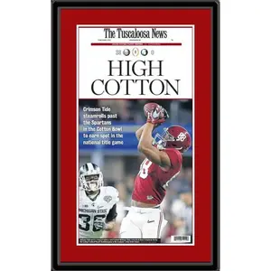 Alabama Cotton Bowl Newspaper Headlines Poster - POSTER NO FRAME