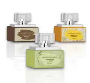 Lattafa | Decadent Delights | Choco Pista + Passion Fruit + Salted Caramel Bundle | Eau De Parfum | 50 ML | Unisex Fragrance | Pistachio - Lychee & Raspberry Notes