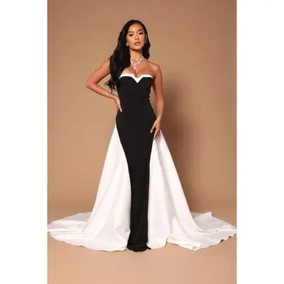 Noir Symphony Maxi Dress TikTok Shop