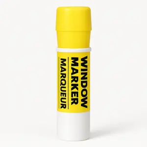 Yellow Window Marker - Washable & Non-Toxic for Team Spirit