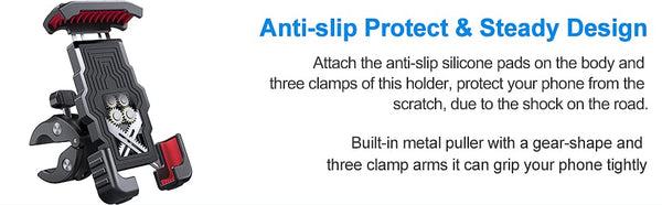 Venom Heavy-Duty Phone Holder | Fits all 50cc-250cc Motorcycles