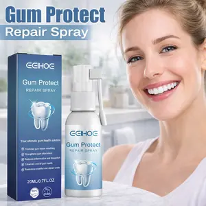 EELHOE Gum Protect Repair Spray - 20ML Honeysuckle & Mint Extract for Swollen Pain Relief, Whitens Teeth, Oral Hygiene Care