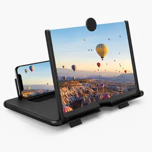 Portable Phone Screen Magnifier Stand, Foldable HD Enlarged Screen Viewer for Movies, Videos & Home Entertainment