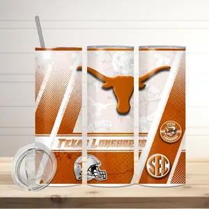Longhorns   20oz tumbler Stainless Steel