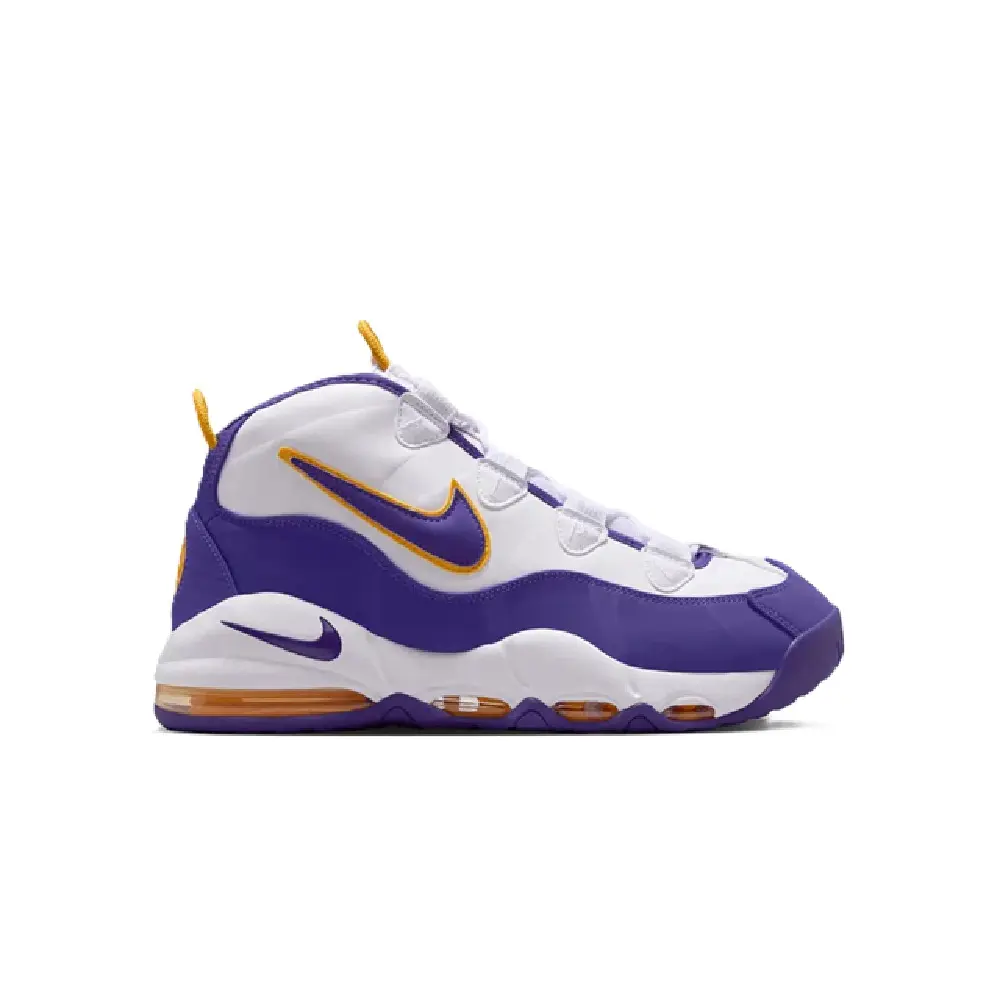 Men's Nike Air Max Uptempo "Lakers" White/Court Purple-White-White (311090 103)