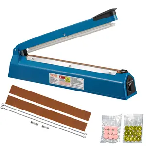 Spring new arrivals Impulse Sealer 16 inch, Manual Heat Seal Machine with Adjustable Heating Mode, ABS Shrink Wrap Bag Sealers for Plastic Mylar PE PP Bags, Portable Poly Bag Sealing Machine with Extra Replace Kit