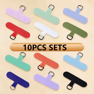 Universal Phone Holder Kit Phone Lanyard Sticker with Phone Holder, Durable Material, Anti-lost Phone Strap Kit for iPhone & Android Phone, Phone Accessories, Phone Charms