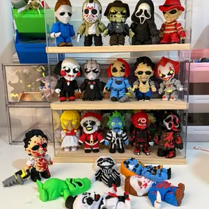 Cute Horror Figures Halloween Decor Desk Buddy - 18 Unique Characters for Spooky Fun figure decoration figure Figurines Desktop Ornaments Figurine home office