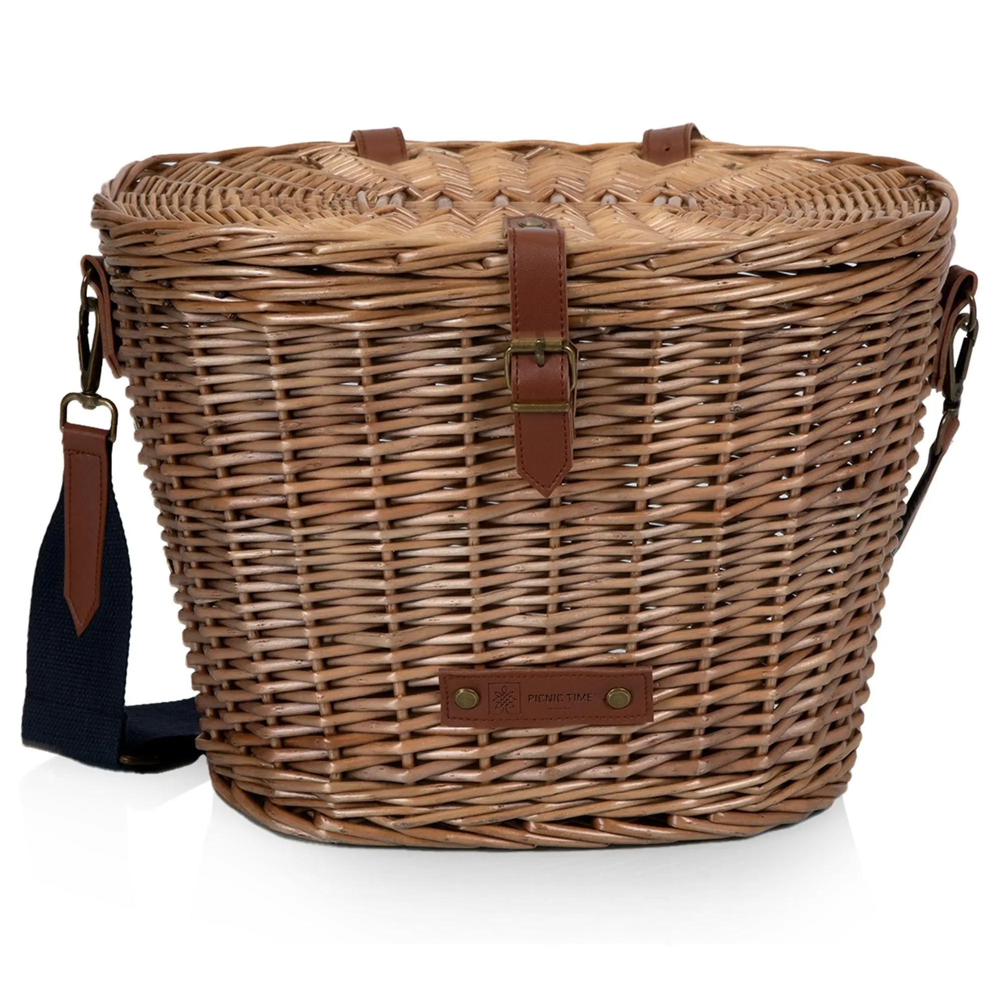 Picnic Time Cambridge Wicker Bicycle Basket
