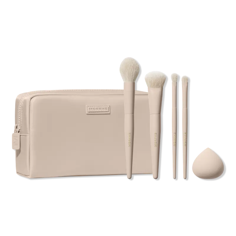 Morphe Oat Latte 5-Piece Face & Eye Brush Set ($55 Value!)