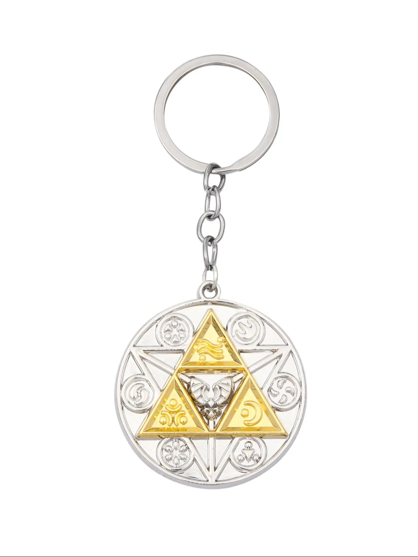 The Legend Of Zelda Triangle Symbol Keychain, Stylish Keychain, Fashionable Zinc Alloy Keychain Pendant for Men & Women, Trendy Aesthetic All-match & Exquisite Keychain for Birthday Gift, Keychain for Bags