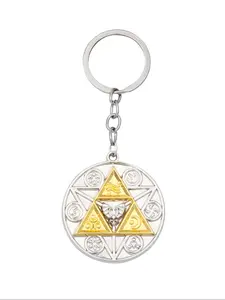 The Legend Of Zelda Triangle Symbol Keychain, Fashionable Alloy Keychain Pendant for Men & Women, Trendy All-match & Exquisite Keychain for Birthday Gift