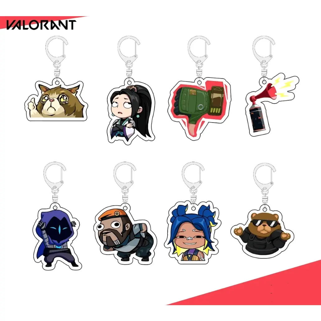 Valorant Spray Keychains Valorant Spray Keychains