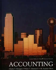 USED-Accounting (Custom Edition for National American University) by Charles T. Horngren (Hardcover)