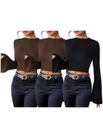 Coffee Brown*2 pcs+Black*1 pc