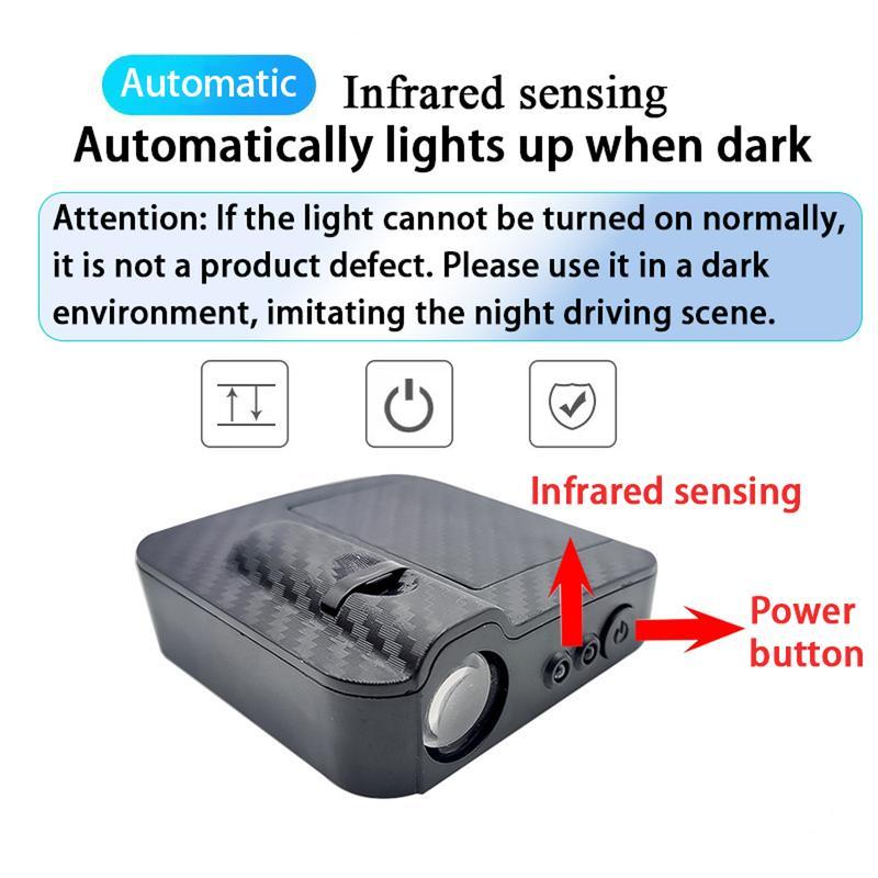 2Pcs LED Car Door Welcome Light HD Projector Lamp for Toyota GMC Jeep And More Car Accessories