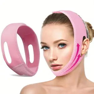 Reusable V-Shaped Face-Lifting Bandage, Double Chin Slimming Bandage & Reducer, Anti-Sagging Sleep Facial Wrap, Comfortable Skincare Tool for Women, Face Lifting Device, Skin Care Tools, Chin Strap